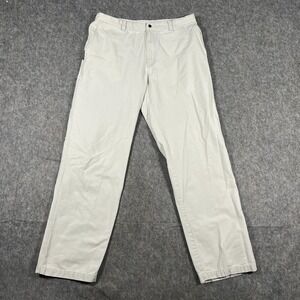 Columbia Men's Golf Pants Size 38 Beige Flat Front Straight Leg‎ Outdoor Casual